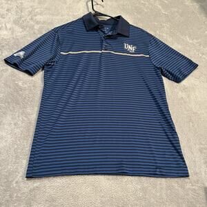 UNF Ospreys Polo Shirt Mens Small Under Armour Playoff Polo Striped Print